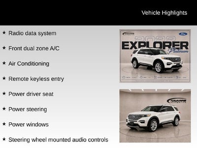2022 Ford Explorer Platinum
