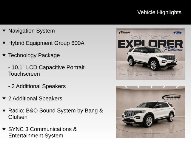 2022 Ford Explorer Platinum