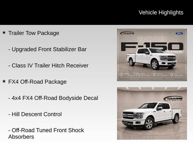2019 Ford F-150 Platinum