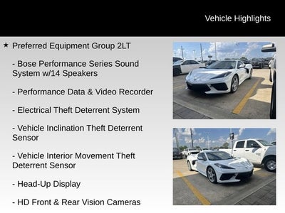 2025 Chevrolet Corvette Stingray 2LT