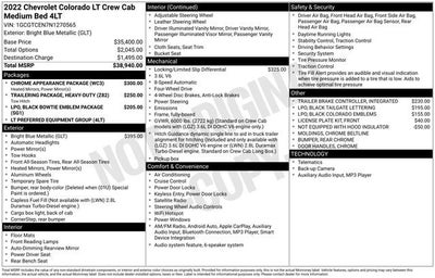 2022 Chevrolet Colorado LT