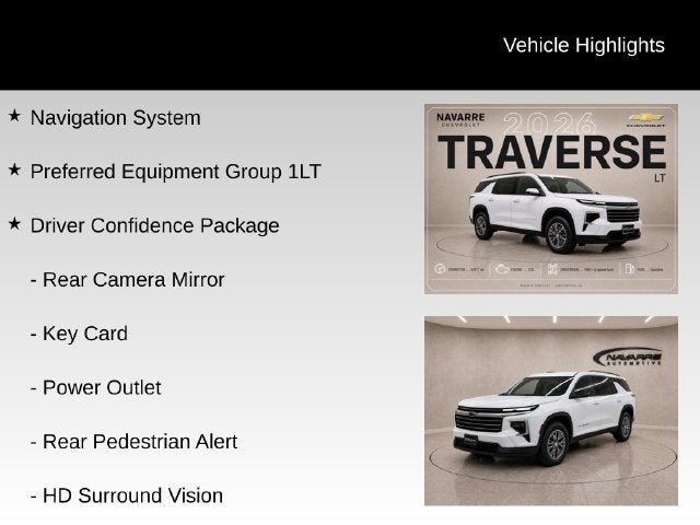 2026 Chevrolet Traverse LT