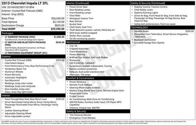 2013 Chevrolet Impala LT