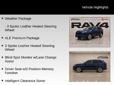 2025 Toyota RAV4 XLE Premium