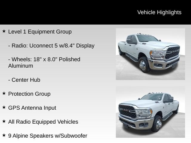 2024 RAM 3500 Big Horn Crew Cab 4x4 8' Box