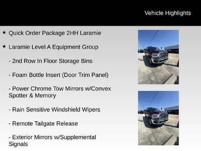 2022 RAM 2500 Laramie Crew Cab 4x4 6'4" Box
