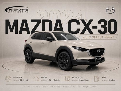 2024 Mazda Mazda CX-30 2.5 S Select Sport
