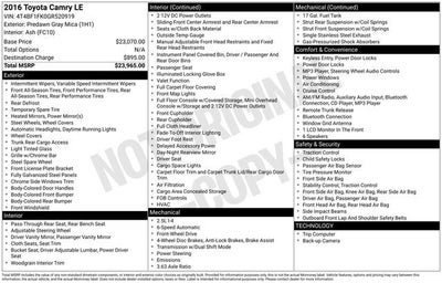 2016 Toyota Camry XLE