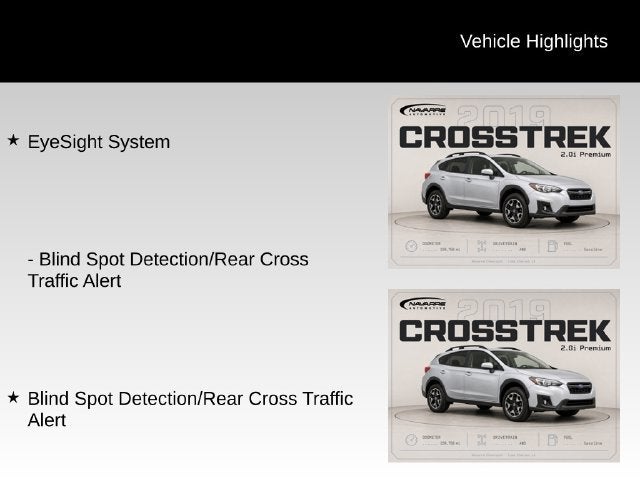 2019 Subaru Crosstrek 2.0i Premium