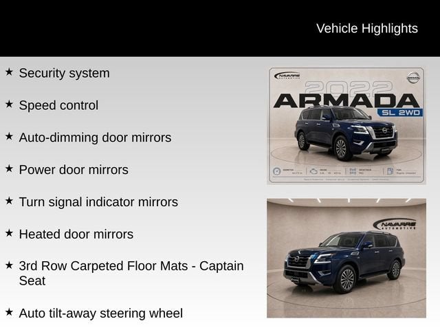2022 Nissan Armada SL 2WD