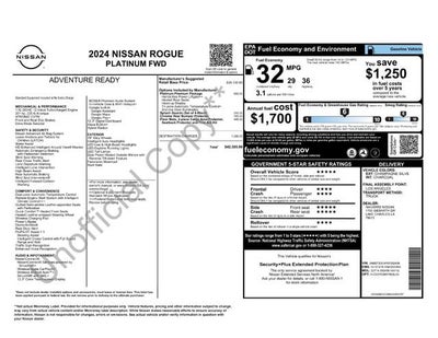 2024 Nissan Rogue Platinum FWD