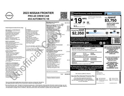 2023 Nissan Frontier PRO-4X