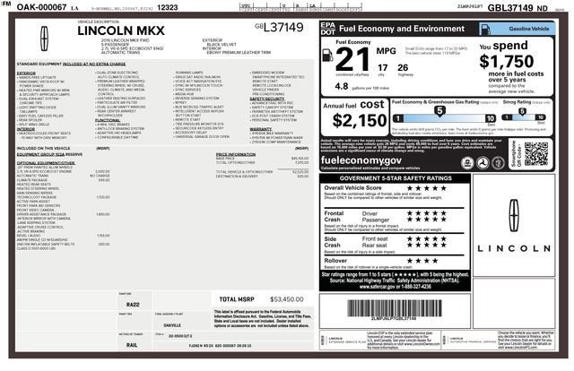 2016 Lincoln MKX Reserve