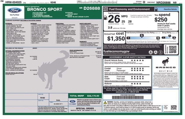 2022 Ford Bronco Sport Big Bend