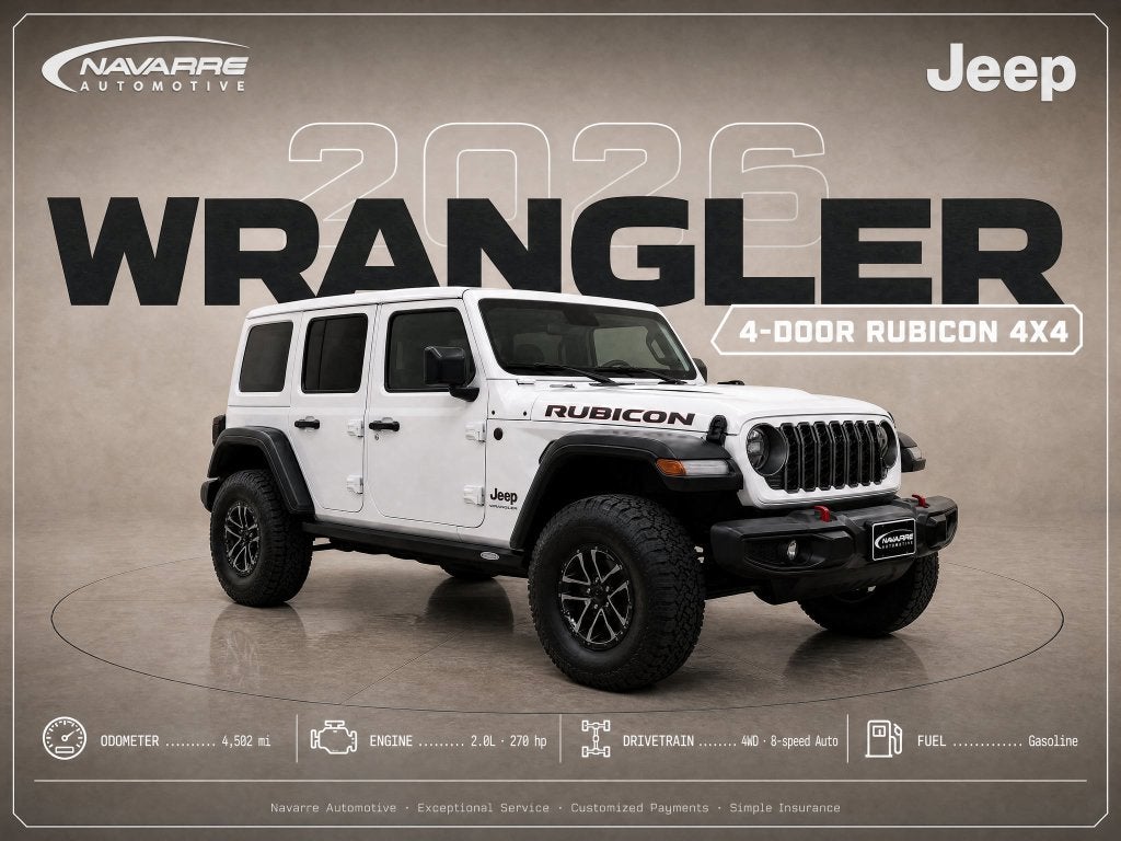 2026 Jeep Wrangler 4-Door Rubicon 4x4