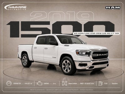 2019 RAM 1500 Big Horn/Lone Star Crew Cab 4x2 5'7' Box