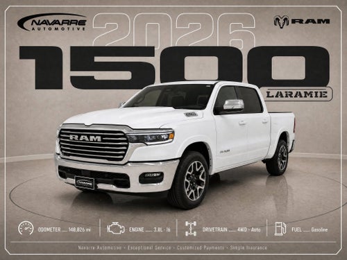 2026 RAM 1500 Laramie Crew Cab 4x4 5'7' Box