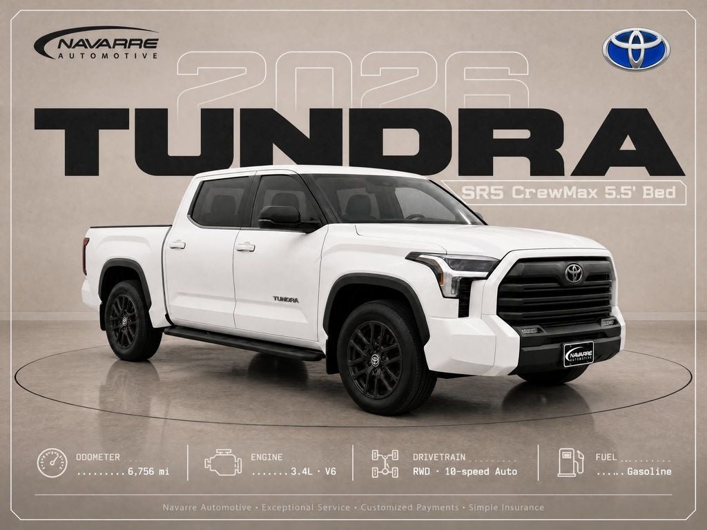2026 Toyota Tundra SR5 CrewMax 5.5' Bed
