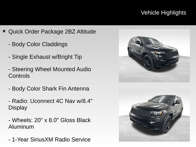 2020 Jeep Grand Cherokee Altitude