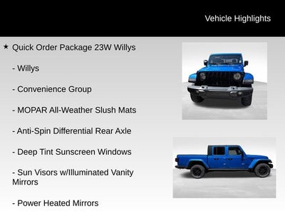 2022 Jeep Gladiator Willys