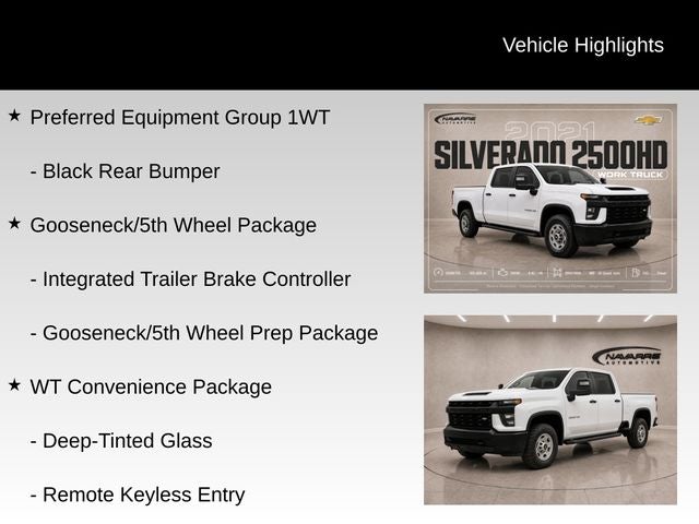 2021 Chevrolet Silverado 2500HD Work Truck