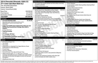 2014 Chevrolet Silverado 1500 LTZ 2LZ