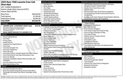 2025 RAM 1500 Laramie
