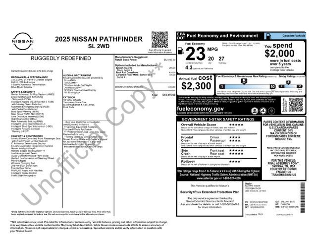 2025 Nissan Pathfinder SL