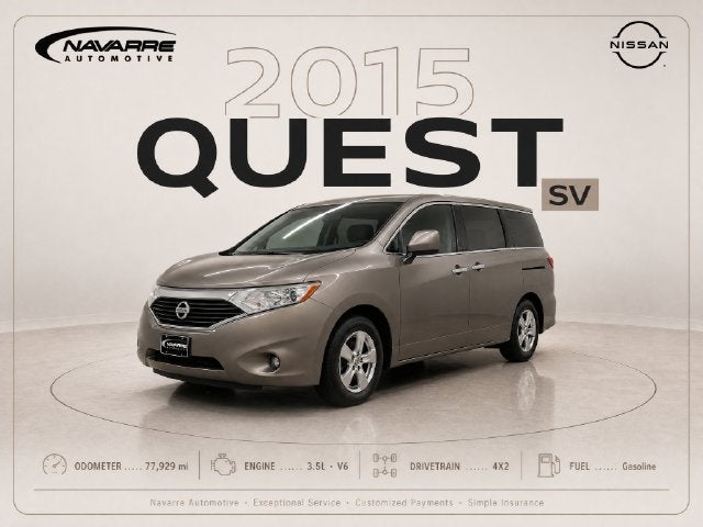 2015 Nissan Quest 3.5 SV