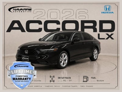 2026 Honda Accord LX