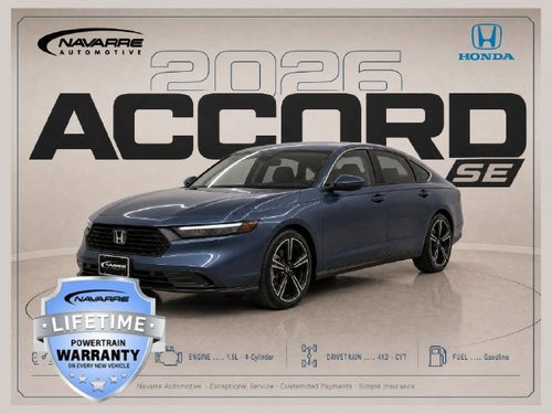 2026 Honda Accord SE