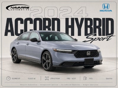 2024 Honda Accord Hybrid Sport
