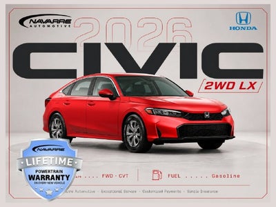 2026 Honda Civic 2WD LX