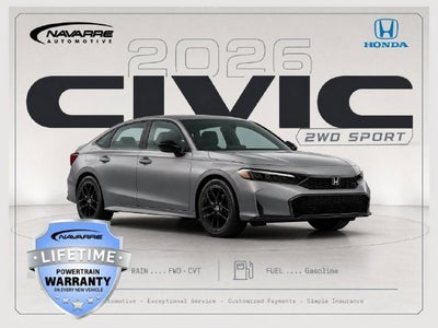 2026 Honda Civic 2WD SPORT