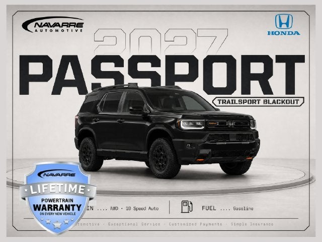 2027 Honda Passport Trailsport Blackout