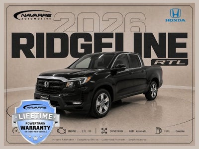 2026 Honda Ridgeline RTL
