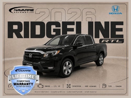 2026 Honda Ridgeline RTL