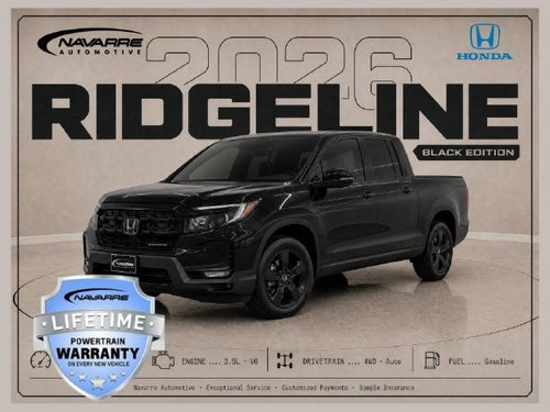 2026 Honda Ridgeline Black Edition
