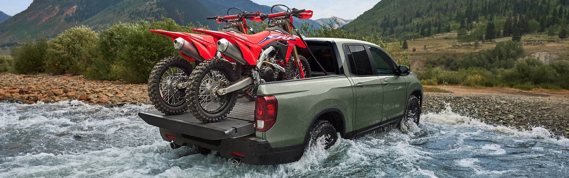 2026 Honda Ridgeline Off-Roading through Water