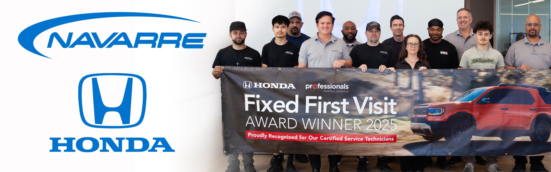 Navarre Honda - Award Winning Service Team